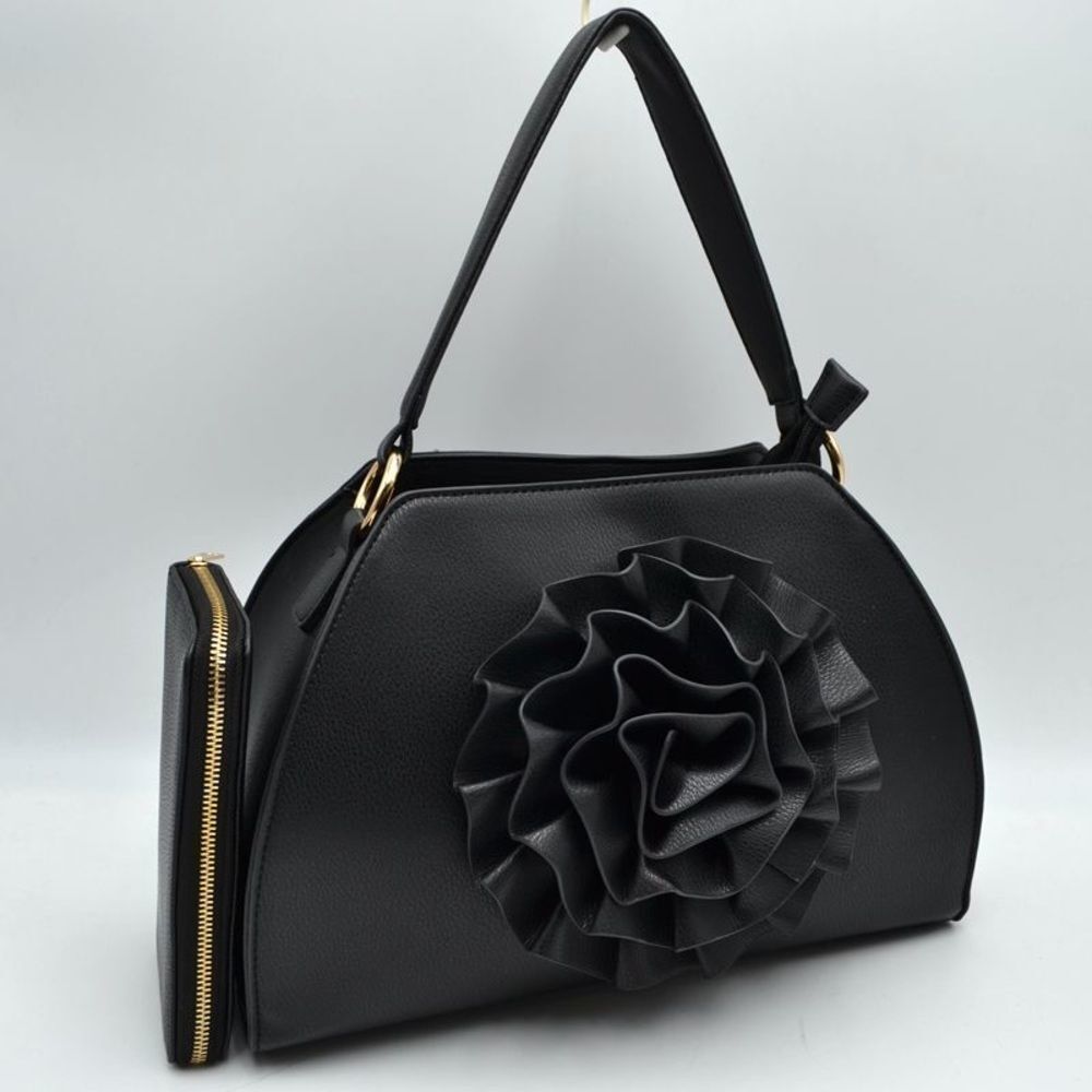 NWT 2N1 3D Flower Tote with Wallet